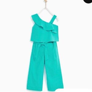 Zara Turquoise Kids Jumpsuit